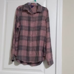 Pink flannel shirt